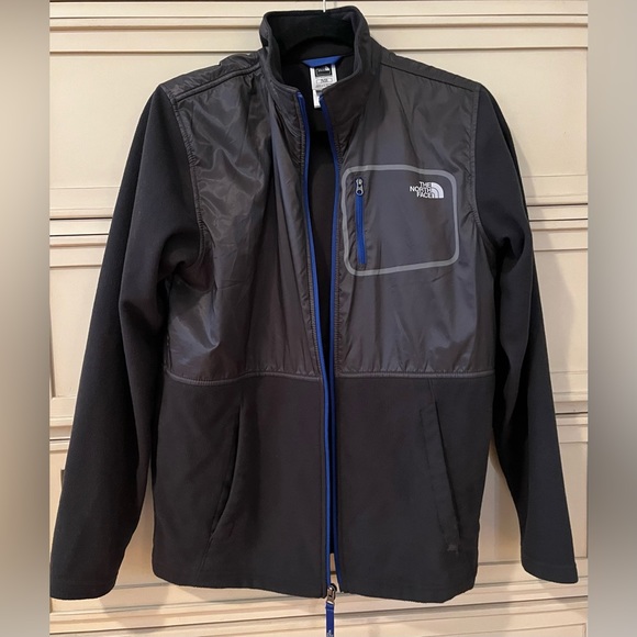 The North Face Boys black lightweight coat/jacket Size 18-20 - Picture 1 of 4